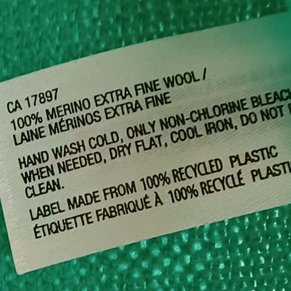 Extra fine merino long sleeves camisole L - Picture 3 of 5